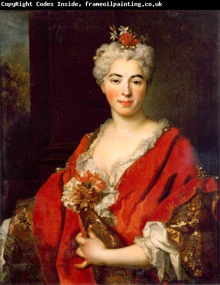 Nicolas de Largilliere Portrait of Marguerite de Largilliere